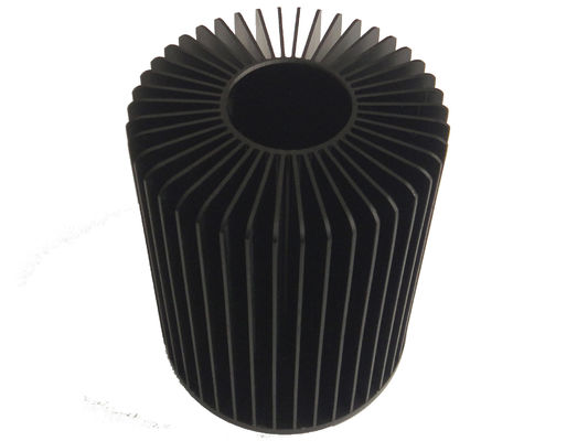 Multipurpose Fin Forged Heat Sink Anticorrosive Anodizing Surface Treatment