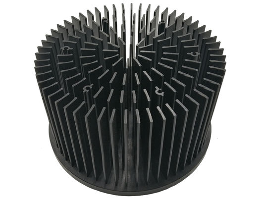 Rustproof Cold Forging Heatsink , Stable Black Anodized Heat Sink