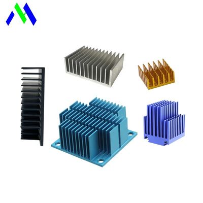 Dissipatore di calore anodizzato multiuso del quadrato, anti dissipatore di calore di CNC di corrosione