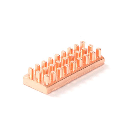 Practical Anodizing Copper Heat Sink Multipurpose Rectangle Shape