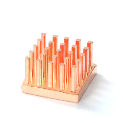 PC CPU Pure Copper Heat Sink Multipurpose Sand Blasting Surface