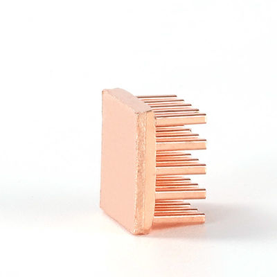 PC CPU Pure Copper Heat Sink Multipurpose Sand Blasting Surface