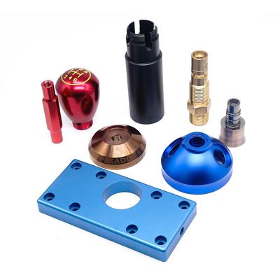 Brass Aluminium CNC Turning Parts Anticorrosive Tolerance 0.01mm