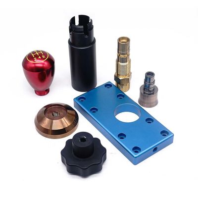 Brass Aluminium CNC Turning Parts Anticorrosive Tolerance 0.01mm