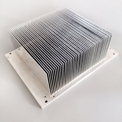 Silver Practical Rectifier Heat Sink , Rustproof Aluminum Heat Sink Fins