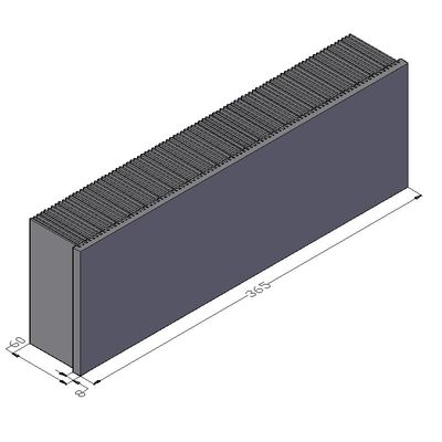 Welding Bonded Electronic Heat Sink Flexible Shape Anti Corrosion