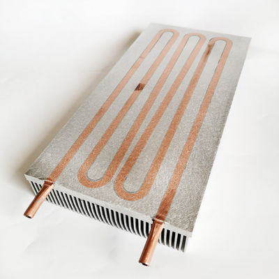 Painting Water Cooled Radiator Heat Sink 120x30x250mm For Mining