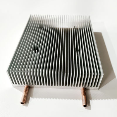Anodizing Water Cool Heat Sink With Copper Tube 120x36x150MM