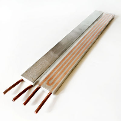 40x480x12mm Radiator Heat Sink Cold Plate With Embedded Cooper Tubes
