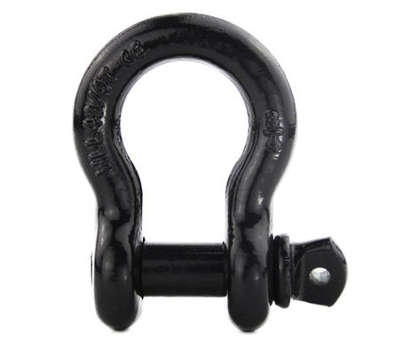 Forged Alloy Steel Bow Type Shackle Heavy Duty Galvanized Surface
