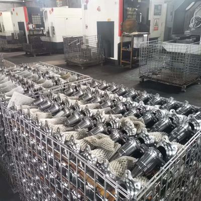 Carbon Steel Antirust Trailer Axle Spindle , Sand Blast High Precision Forging Parts