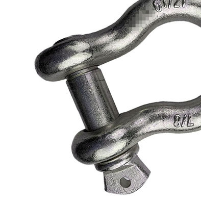 Rustproof Polished Forged Hardware , Practical Heavy Duty Shackle