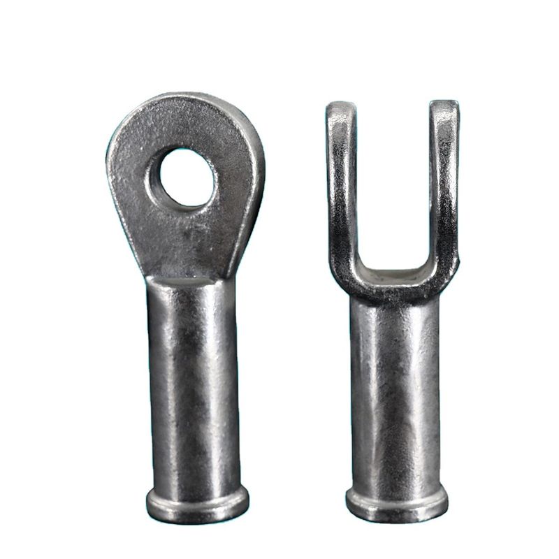 Y Type Ball Ends Forged Hardware Steel Clevis Anticorrosive Durable