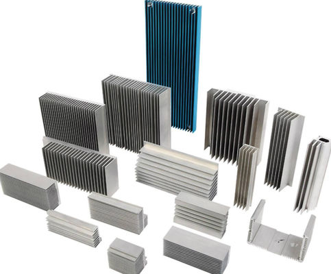Bending Alloy Aluminum Extrusion Profiles Heat Sink Multipurpose