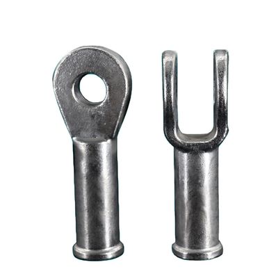 Y Type Ball Ends Forged Hardware Steel Clevis Anticorrosive Durable